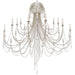 Crystorama - ARC-1929-SA-CL-MWP - 28 Light Chandelier - Arcadia - Antique Silver