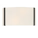 Crystorama - FUL-902-BK - Two Light Wall Sconce - Fulton - Black