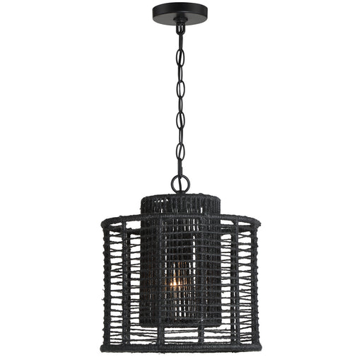 Crystorama - JAY-A5001-MK - One Light Pendant - Jayna - Matte Black