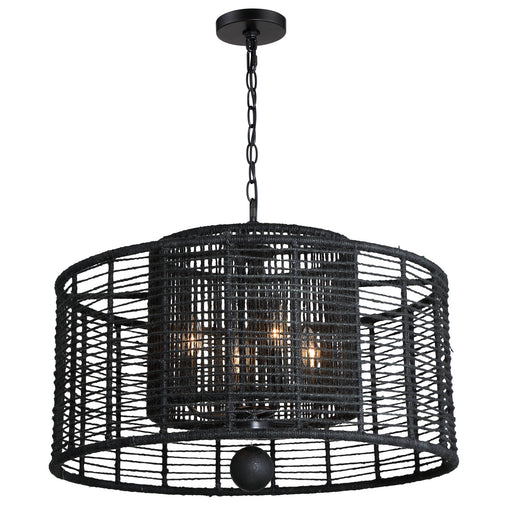 Crystorama - JAY-A5004-MK - Four Light Chandelier - Jayna - Matte Black