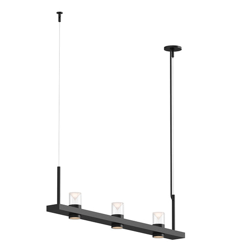 Sonneman - 20QKL04B - LED Pendant - Intervals - Satin Black