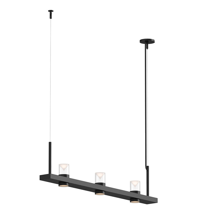 Sonneman - 20QKL04B - LED Pendant - Intervals - Satin Black