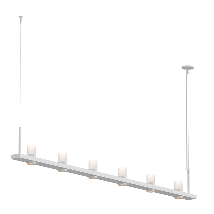 Sonneman - 20QWL08C - LED Pendant - Intervals - Satin White