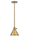 Hinkley - 3697HB - LED Pendant - Arti - Heritage Brass