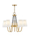 Hinkley - 37385HB - LED Chandelier - Aston - Heritage Brass