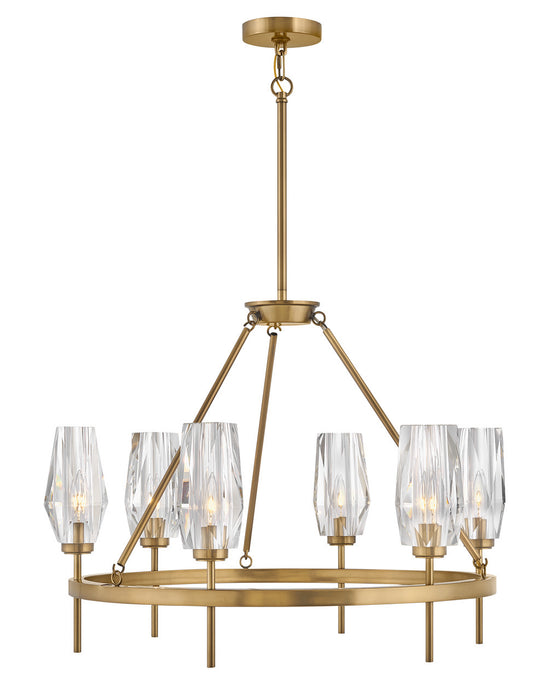 Hinkley - 38255HB - LED Chandelier - Ana - Heritage Brass