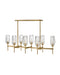 Hinkley - 38256HB - LED Linear Chandelier - Ana - Heritage Brass