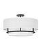 Hinkley - 38894BK - LED Semi-Flush Mount - Graham - Black