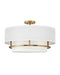 Hinkley - 38894LCB - LED Semi-Flush Mount - Graham - Lacquered Brass