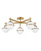 Hinkley - 39674HB - LED Semi-Flush Mount - Hollis - Heritage Brass