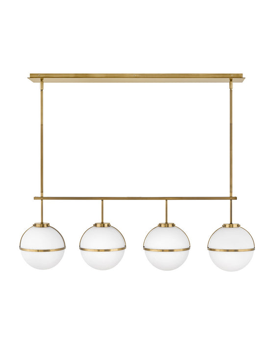 Hinkley - 39675HB - LED Linear Chandelier - Hollis - Heritage Brass