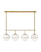 Hinkley - 39675HB - LED Linear Chandelier - Hollis - Heritage Brass