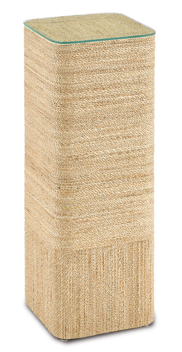 Currey and Company - 1000-0094 - Pedestal - Malibay - Natural