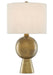 Currey and Company - 6000-0535 - One Light Table Lamp - Rami - Antique Brass