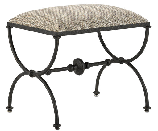 Currey and Company - 7000-0992 - Ottoman - Agora - Rustic Bronze