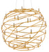 Currey and Company - 9000-0548 - 26 Light Chandelier - Franchette - Contemporary Gold Leaf