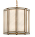 Currey and Company - 9000-0574 - One Light Pendant - Daze - Antique Brass/White