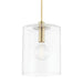 Mitzi - H108701L-AGB - One Light Pendant - Neko - Aged Brass