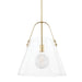 Mitzi - H162701XL-AGB - One Light Pendant - Karin - Aged Brass