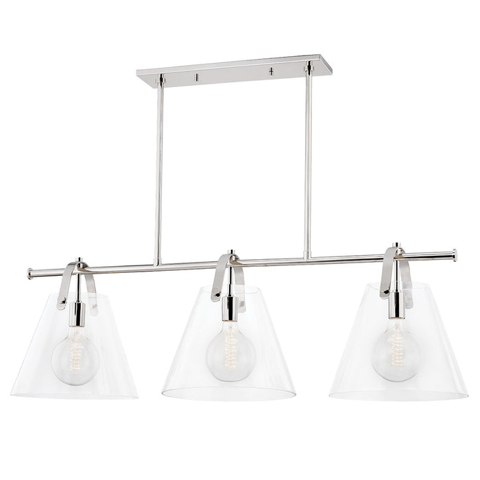 Mitzi - H162903-PN - Three Light Linear - Karin - Polished Nickel