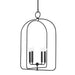 Mitzi - H512701L-AI - Four Light Pendant - Mallory - Aged Iron