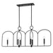 Mitzi - H512906-AI - Six Light Linear - Mallory - Aged Iron