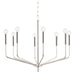 Mitzi - H516808-PN - Eight Light Chandelier - Bailey - Polished Nickel