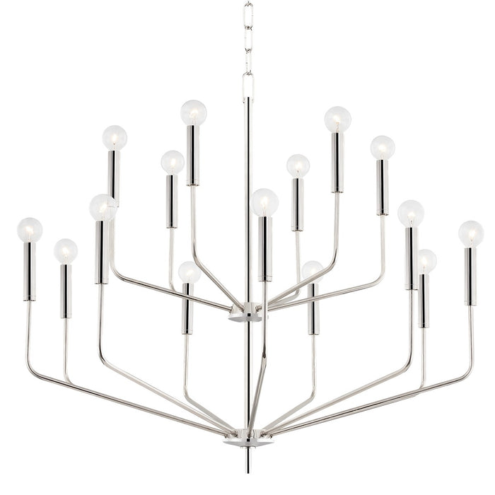 Mitzi - H516815-PN - 15 Light Chandelier - Bailey - Polished Nickel