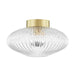 Mitzi - H537501-AGB - One Light Flush Mount - Reba - Aged Brass