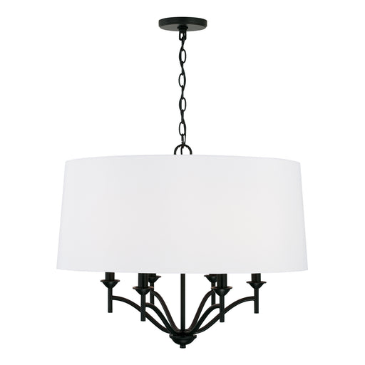 Capital Lighting - 342061MB - Six Light Pendant - Peyton - Matte Black