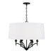 Capital Lighting - 342061MB - Six Light Pendant - Peyton - Matte Black