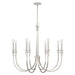 Capital Lighting - 441881PN - Eight Light Chandelier - Laurent - Polished Nickel