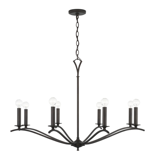 Capital Lighting - 442881OB - Eight Light Chandelier - Jaymes - Old Bronze