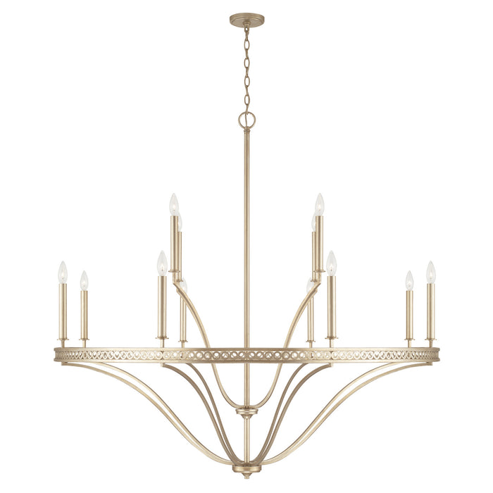 Capital Lighting - 443101WG - 12 Light Chandelier - Isabella - Winter Gold