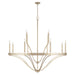 Capital Lighting - 443101WG - 12 Light Chandelier - Isabella - Winter Gold