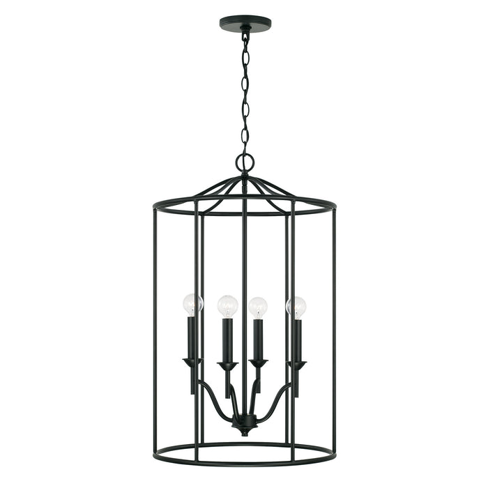 Capital Lighting - 542041MB - Four Light Foyer Pendant - Peyton - Matte Black