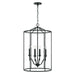 Capital Lighting - 542041MB - Four Light Foyer Pendant - Peyton - Matte Black