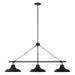 Capital Lighting - 842131MB - Three Light Island Pendant - Jones - Matte Black