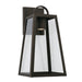 Capital Lighting - 943712OZ-GL - One Light Outdoor Wall Lantern - Leighton - Oiled Bronze