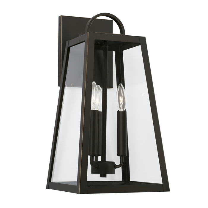 Capital Lighting - 943732OZ - Three Light Outdoor Wall Lantern - Leighton - Oiled Bronze