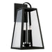 Capital Lighting - 943743BK - Four Light Outdoor Wall Lantern - Leighton - Black