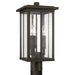 Capital Lighting - 943835OZ - Three Light Outdoor Post Lantern - Barrett - Oiled Bronze