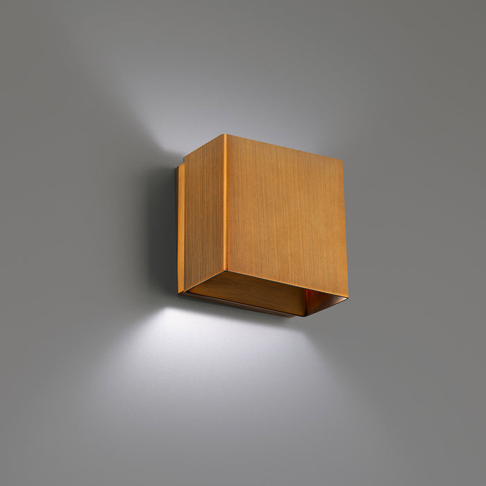 W.A.C. Lighting - WS-45105-30-AB - LED Wall Sconce - Boxi - Aged Brass