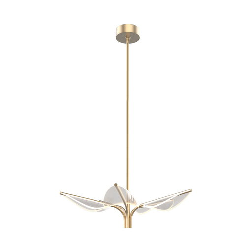 Alora - PD321105NB - LED Pendant - Flora - Natural Brass