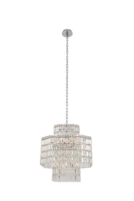 Allegri - 036555-010-FR001 - 12 Light Pendant - Livelli - Polished Chrome