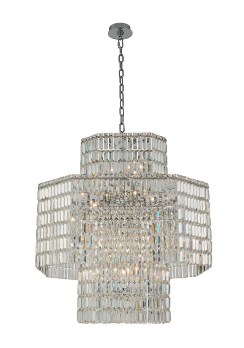 Allegri - 036557-010-FR001 - 20 Light Pendant - Livelli - Polished Chrome