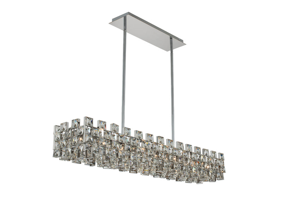 Allegri - 036661-010-FR001 - Eight Light Island Pendant - Piazze - Polished Chrome