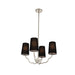 Kalco - 514371PN - Four Light Chandelier - Sophia - Polished Nickel