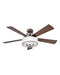 Hinkley - 903056FMM-LID - 56"Ceiling Fan - Hampton - Metallic Matte Bronze