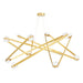 Hudson Valley - 2756-AGB - LED Chandelier - Orbit - Aged Brass